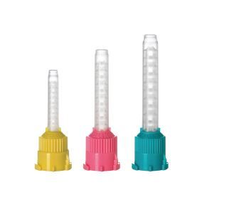 MIXPAC T-Style Mixing Tips (Yellow, 4.2mm) - 50 Tips Per Bag, VP-8105T
