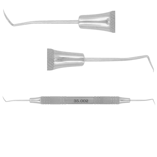 Dental Instrument Pigtail Explorer 3, Double Sided Stainless Steel