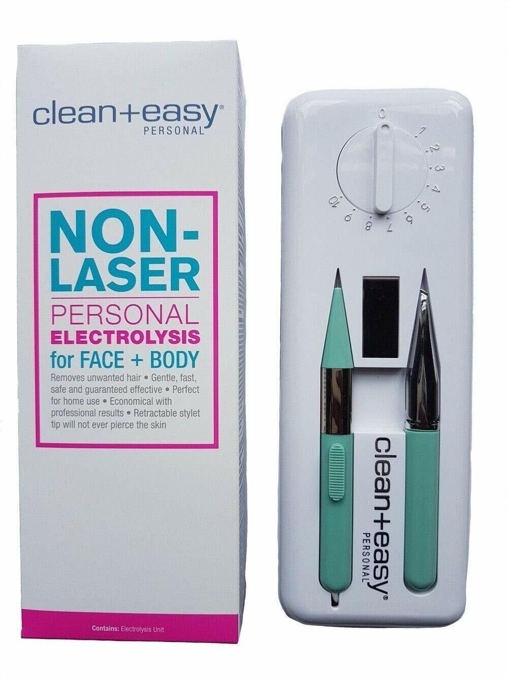 Clean Easy Deluxe Electrolysis Home for Coarse Hair OPEN BOX