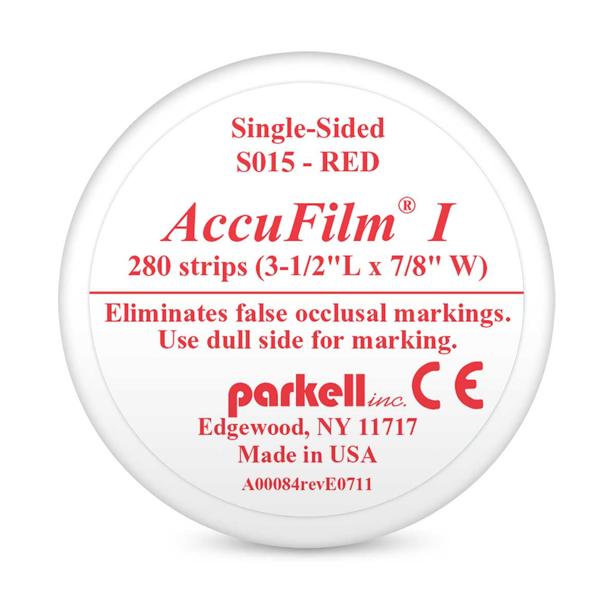 Marking Film Pre-cut Strips Red AccuFilm® I Single-Sided S015 ...